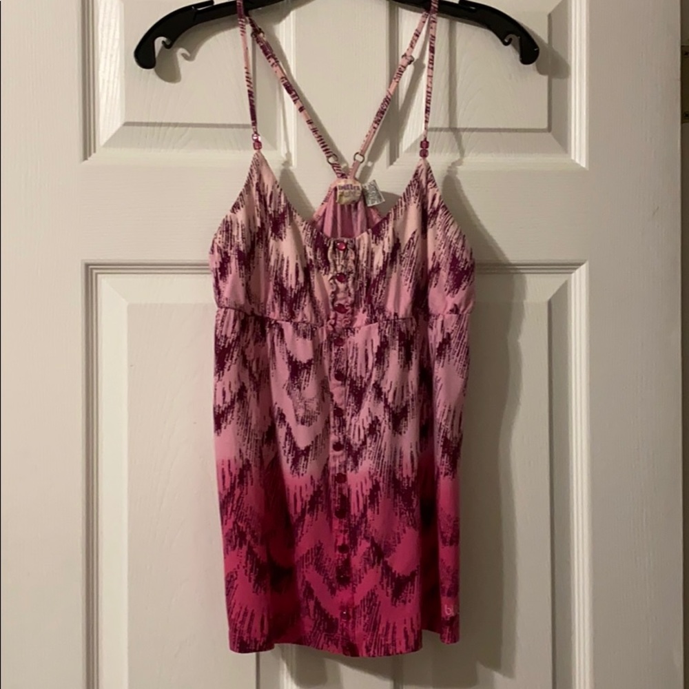 Billabong Pink Print Tank Top